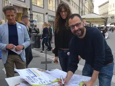 Foto BRUNI 20.10.2019 Ministro Patuanelli in piazza Borsa