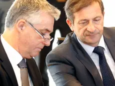 Tomaž Gantar (a sinistra nella foto) e Karl Erjavec