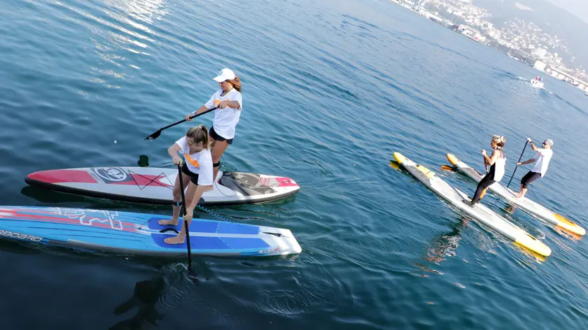Lasorte Trieste 15/10/17 - Marina S.Giusto, Lezione di Sup