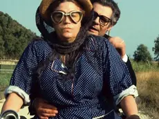 Jole Silvani con Marcello Mastrioianni