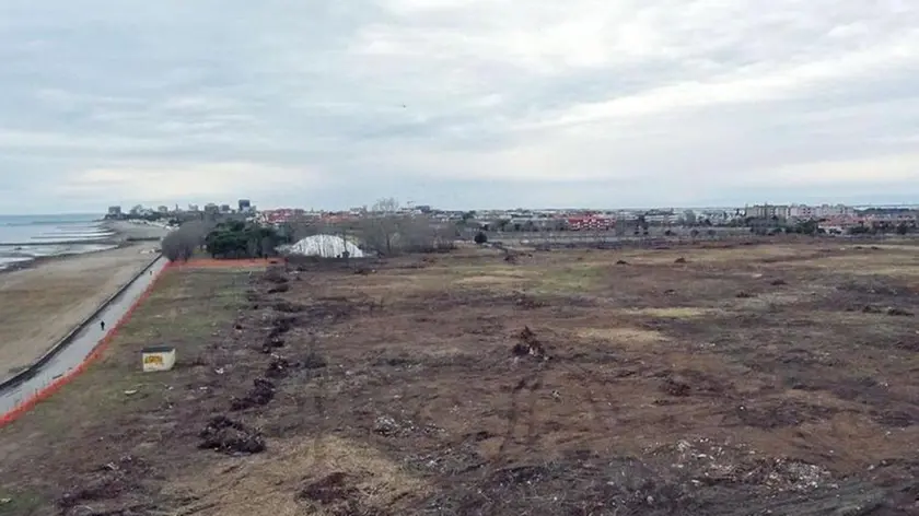 I terreni della Sacca dei Moreri, interessati dal progetto di Grado 3, in una foto di repertorio
