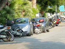 Silvano Trieste 15/06/2013 Bivio di Miramare, la zona interessata dai nuovi parcheggi a pagamento