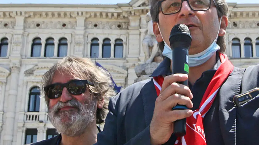 Lasorte Trieste 13/06/20 - Piazza Unita', Manifestazione per Zeno D'Agostino