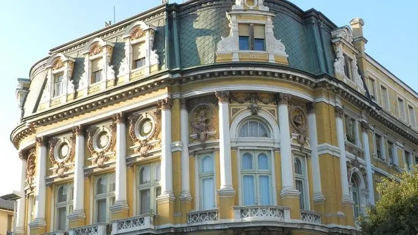 Uno scorcio di Palazzo Modello, sede dell’Unione italiana a Fiume Archivio