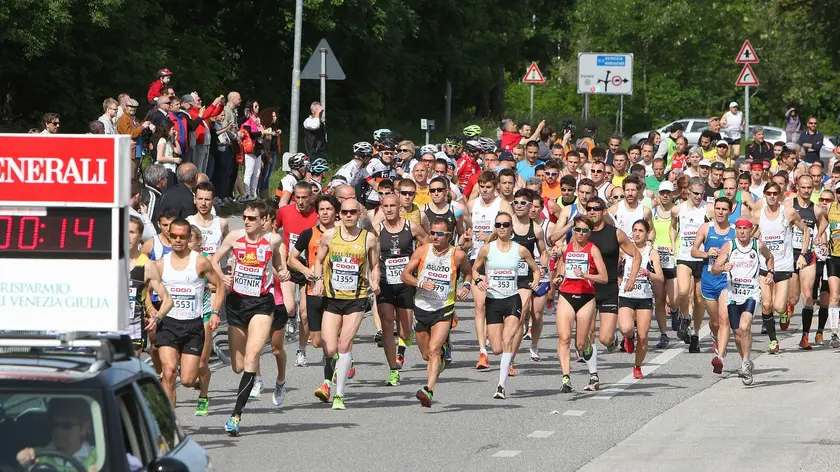 Lasorte Trieste 04/05/14 - Duino, Bavisela, Partenza Maratonina