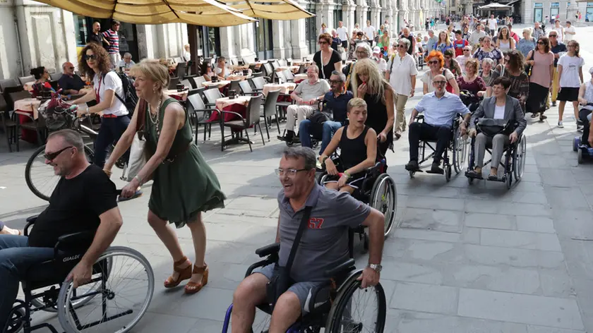 Lasorte Trieste 20/06/19 - Piazza Unita', Piazza della Borsa, Fuori Percorso, Carrozzine, Disabili