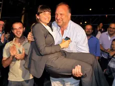 Foto BRUNI Trieste 31 05 2011 Festa all'Ausonia per Cosolini e Poropat vincitori del ballottaggio con Debora Serracchiani