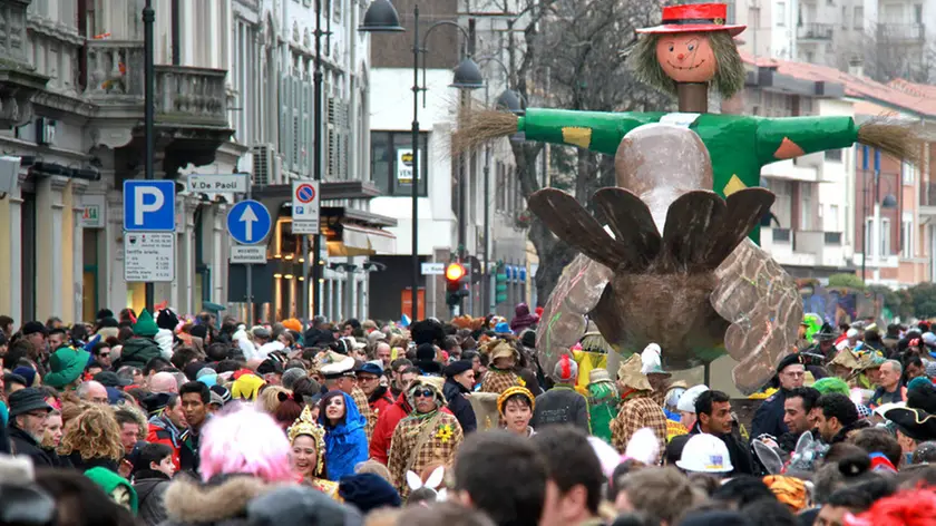 Una passata edizione del Carnevale Monfalconese