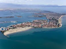 Una veduta aerea di Grado