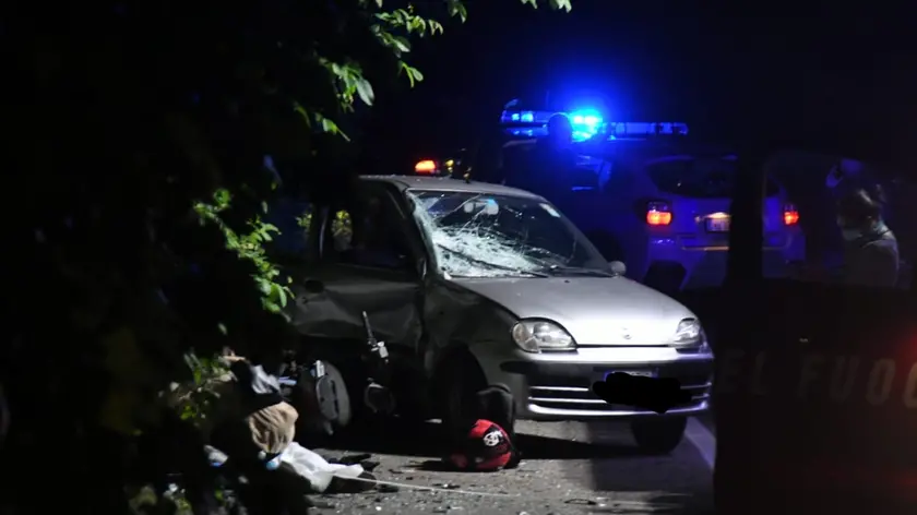 Lo schianto in strada per Opicina