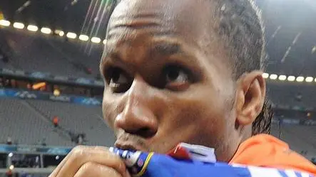 epa04330864 A file picture of Chelsea's Didier Drogba celebrating after the team won the UEFA Champions League soccer final between FC Bayern Munich and Chelsea FC in Munich, Germany, 19 May 2012. Drogba returns to Chelsea on a one-year-contract coming from Galatasaray. EPA/MARC MUELLER