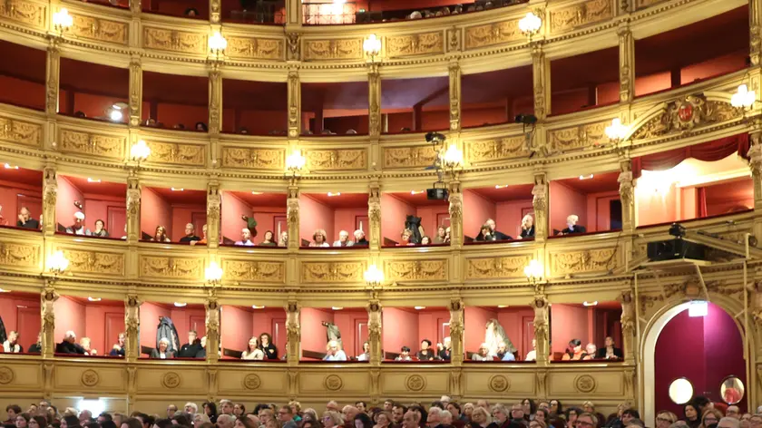 Un’immagine del Teatro lirico Giuseppe Verdi
