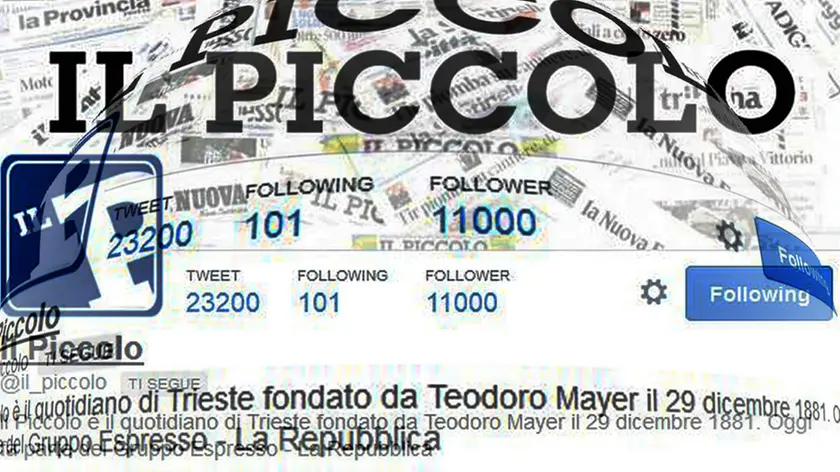 Lasorte Trieste 12/12/14 - Il Piccolo, Twitter, 11000 Follower