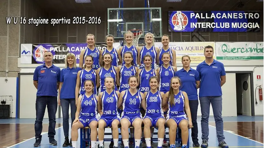 L'Interclub Muggia under 16, finalista scudetto a Battipaglia