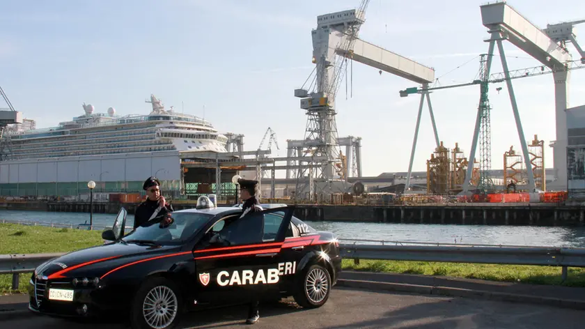 Bonaventura Monfalcone-11.03.2014 Operazione caporalato Fincantieri-Carabinieri-Monfalcone-foto di Katia Bonaventura