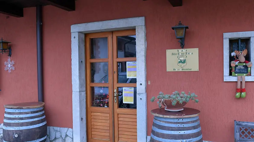 Dolegna del Collio 3 Gennaio 2018. Locanda Alla TorreAntica a Ruttars di proprieta' dell' uomo deceduto in Croazia. © Foto Petrussi
