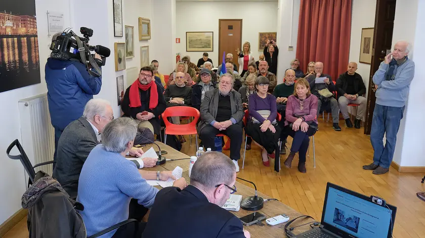 La conferenza stampa al Circolo della stampa. Foto Massimo Silvano