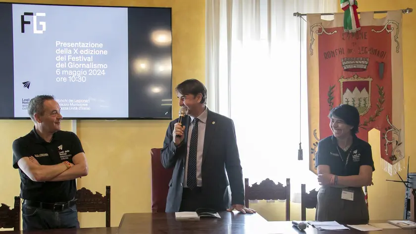 Leali delle notizie, la conferenza stampa di presentazione. Foto Bonaventura