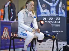 Foto Marco Alpozzi - LaPresse.21 03 2014 Torino.Sport.Coppa del Mondo di Scherma - Fioretto Femminile - Trofeo Inalpi.Nella foto : Margherita Granbassi..Photo Marco Alpozzi - LaPresse.21 03 2014 Turin.Sport.Fencing World Championships - women's foil - "Trofeo Inalpi".In the picture : Margherita Granbassi