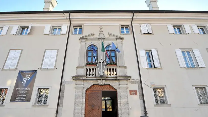 Cormons (GO) 18 febbraio 2013.Palazzo Locatelli, sede del Comune - Infiltrazioni d'acqua ed umidità'..Copyright Foto Petrussi / Ferraro Simone