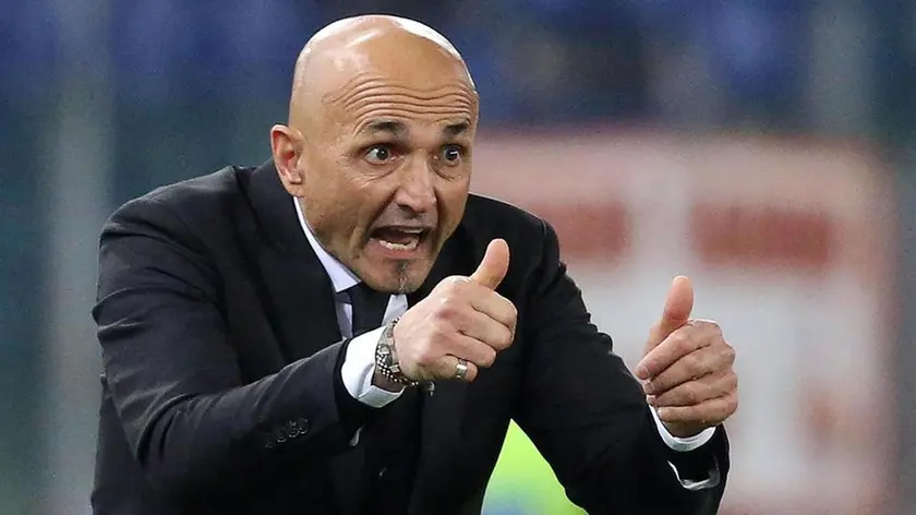 Roma's coach Luciano Spalletti reacts during the Italian Serie A soccer match AS Roma vs Frosinone Calcio at Olimpico stadium in Rome, Italy, 30 January 2016. ANSA/ALESSANDRO DI MEO
