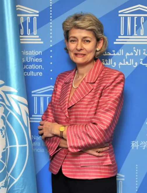 Il direttore generale dell’Unesco Irina Bokova