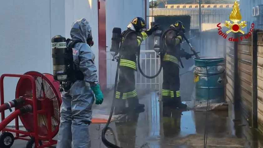 Le operazioni dei Vigili del fuoco