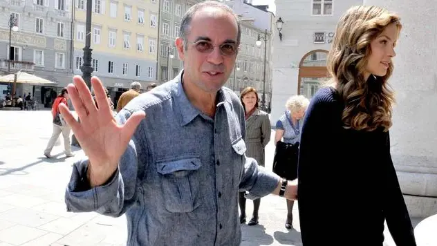 Foto BRUNI TRieste 31.05.12 Riprese Film " The best off"-Giuseppe Tornatore e Sylvia Hoeks