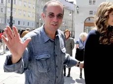 Foto BRUNI TRieste 31.05.12 Riprese Film " The best off"-Giuseppe Tornatore e Sylvia Hoeks