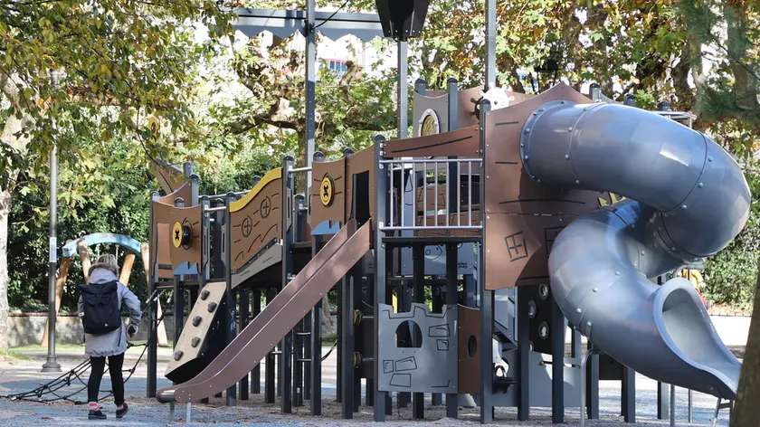 Giochi per bimbi al Giardin pubblico. Foto di Andrea Lasorte