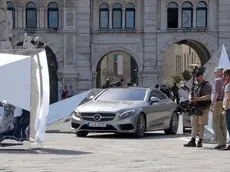 Silvano Trieste 22/05/2014 Spot Mercedes, Piazza dell' Unita'