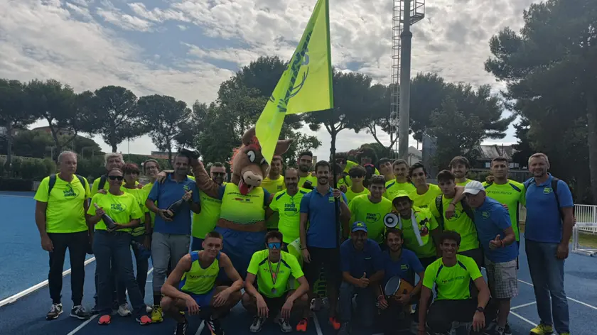 Alcuni rappresentanti della Trieste Atletica