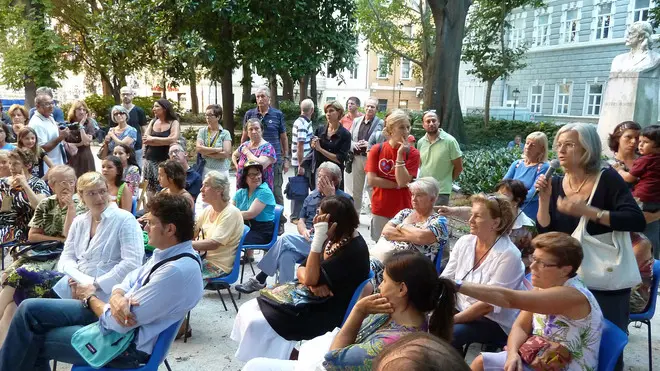 Lasorte Trieste 02/08/11 - Piazza Hortis, Assemblea Pubblica