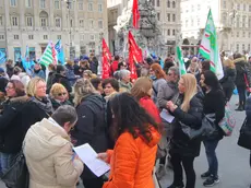 Lasorte Trieste 02/03/17 - Piazza Unità, Sala Giunta, Sciopero Addetti Mense Scolastiche