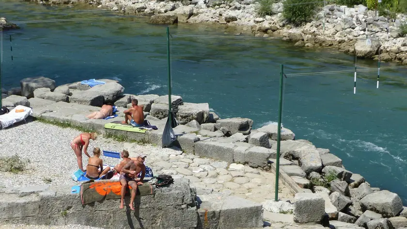 L'Isonzo a Salcano