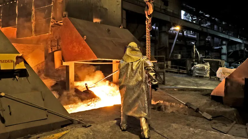 Lasorte Trieste 14/12/17 - Ferriera di Servola, Arvedi, Altoforno, Colata