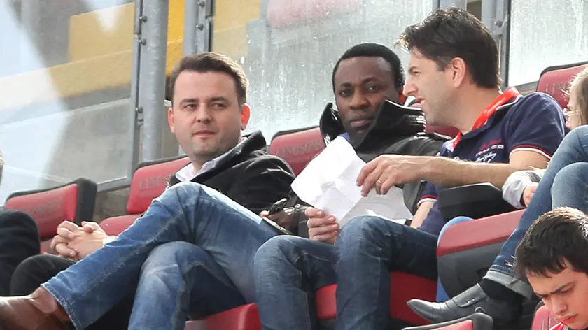 Lasorte Trieste 06/04/14 - Calcio Serie D, Triestina - Vittorio Falmec, Mehmeti, Mbock