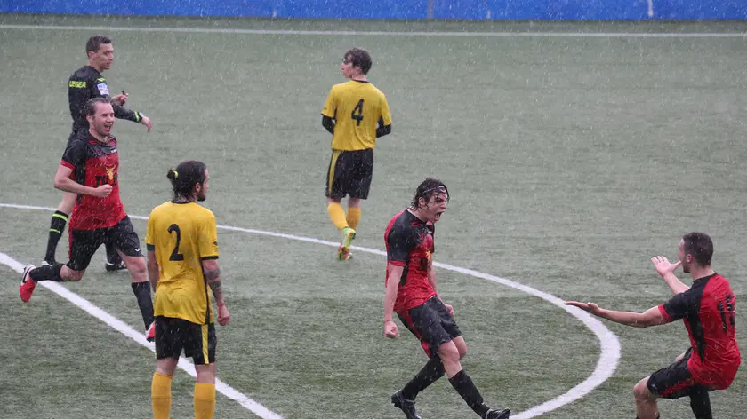 Il San Giovanni esulta (Foto Lasorte)