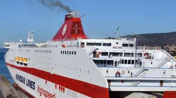 Foto Bruni 12.12.12 Minoan Lines,nuovo traghetto per la Grecia del gruppo Grimaldi