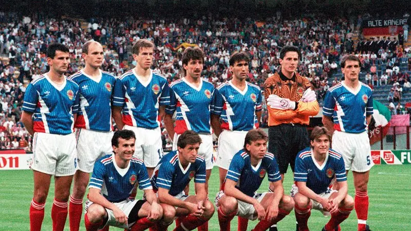 La nazionale jugoslava ai Mondiali di Italia 90
