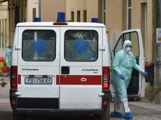 26.03.2020., Pula - Pulska Opca bolnica -zarazni odjel, dolazak medicinskog vozila. Photo: Dusko Marusic /PIXSELL