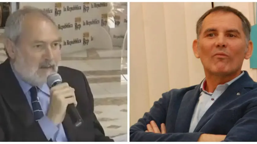 A sinistra Enzo D'Antona, a destra Paolo Possamai