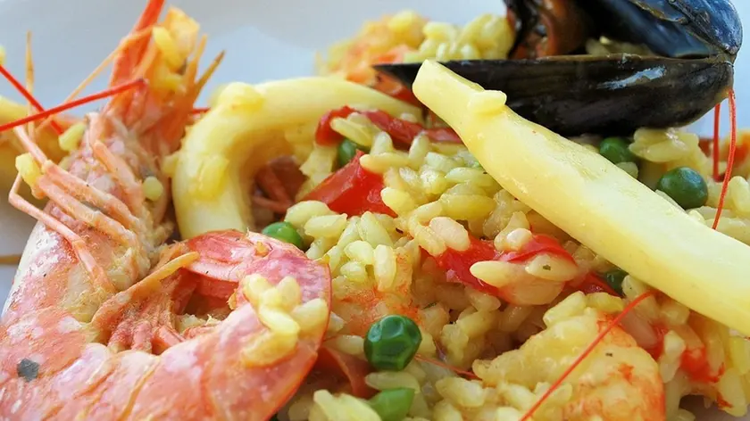 Un risotto di pesce