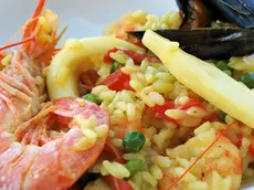 Un risotto di pesce