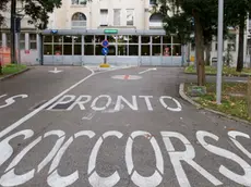 L'ingresso del Pronto soccorso del Burlo