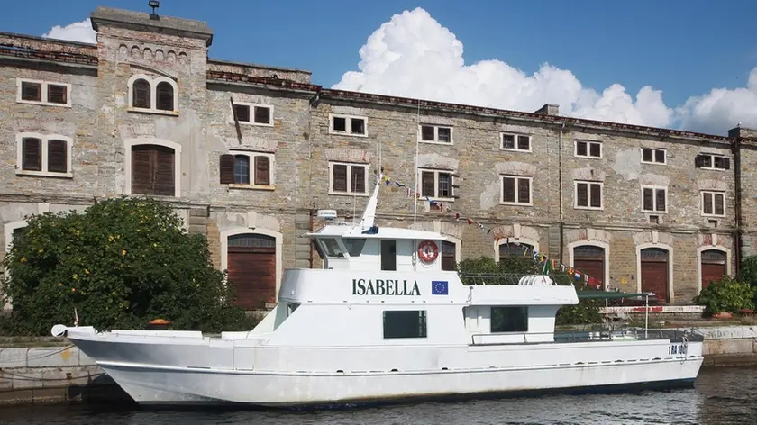 Lasorte Trieste 18/08/15 - Barca Isabella, Servizio per La Diga