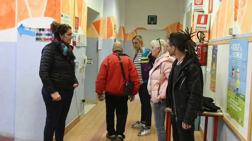 U seggio elettorale a Trieste. Foto di Francesco Bruni