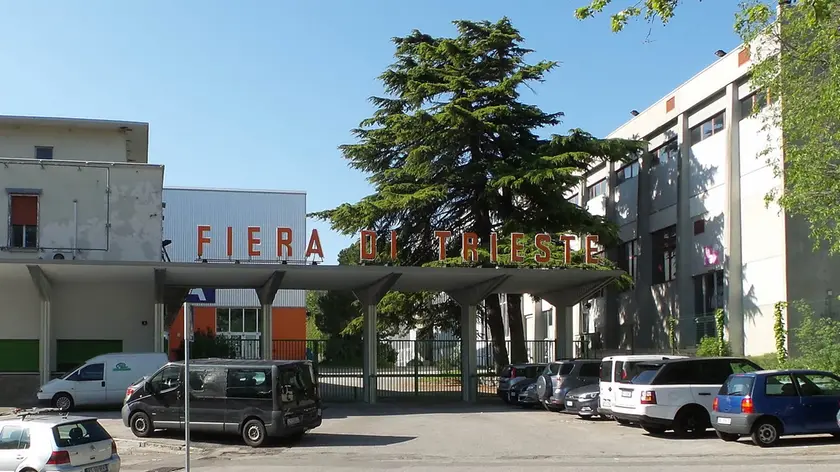 L’ingresso del comprensorio fieristico da piazzale De Gasperi