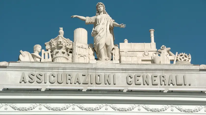 Il palazzo Generali in piazza Unità a Trieste