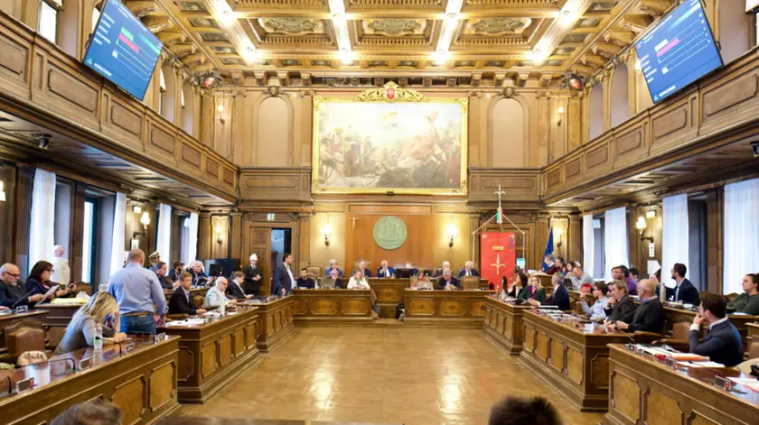 La seduta del Consiglio comunale Foto Massimo Silvano
